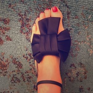 BRAND new 36.5 AGLs Dark Navy Sandals